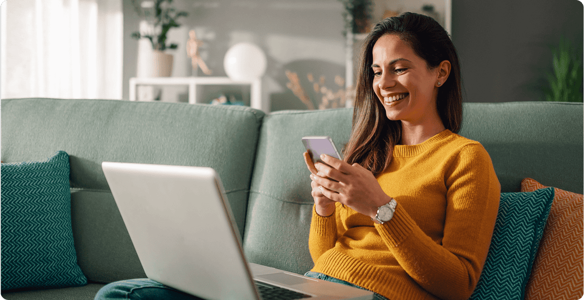 Shopper happy to engage with relevant ads delivered to her at the right time and place